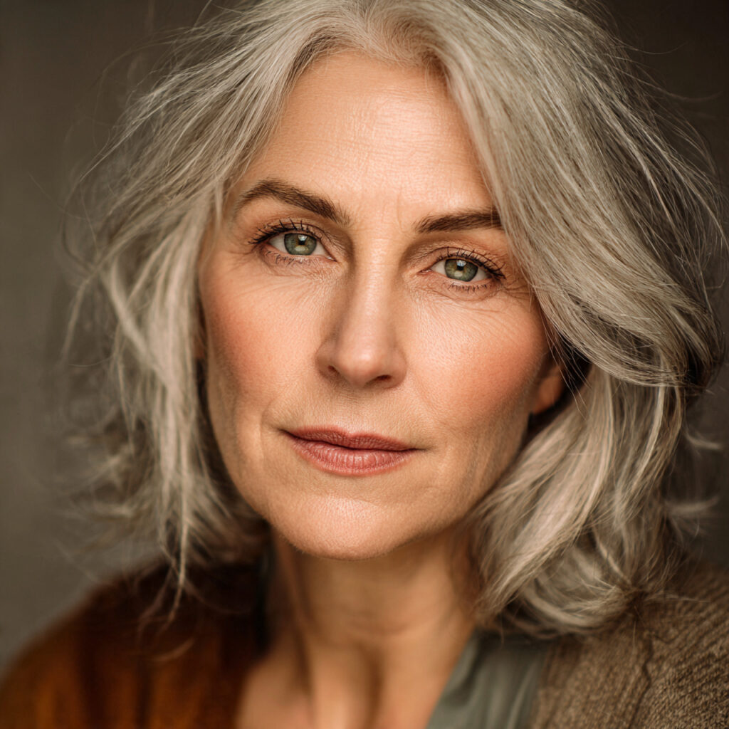 25 Elegant Hair Colors for Gray Hair Ideas for Timeless Beauty 19 Soft Beige Gray Ideas