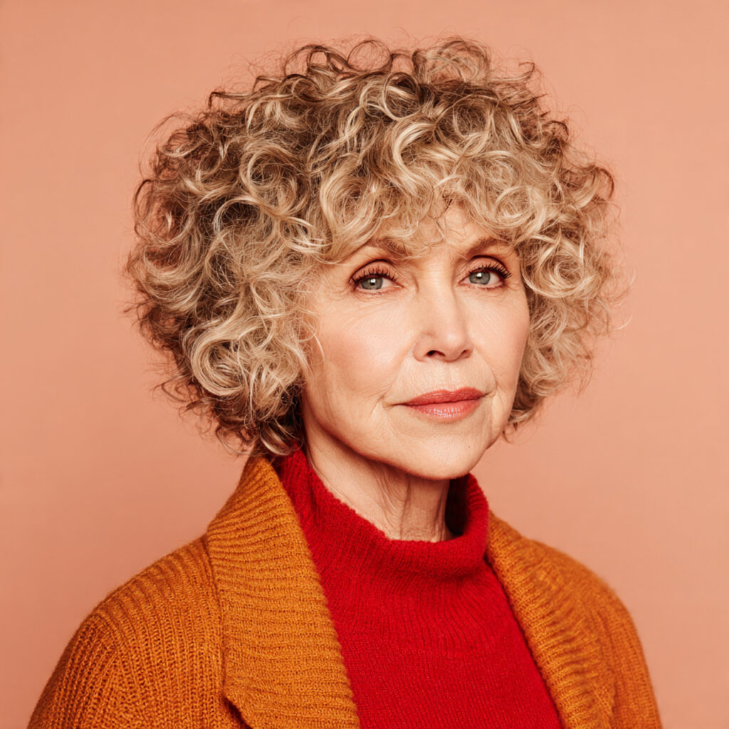 Curly Shag-Inspired Look Idea