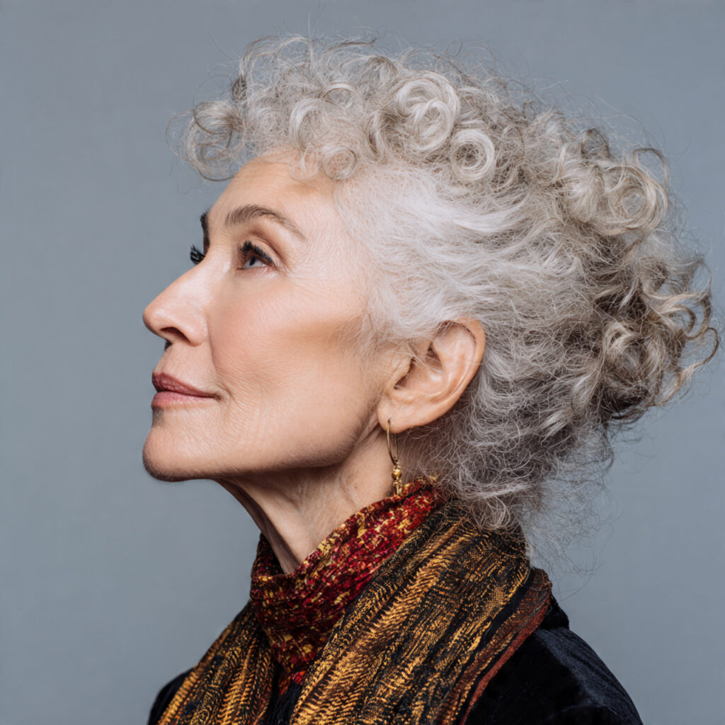 Elegant Curly Upward Shape Idea