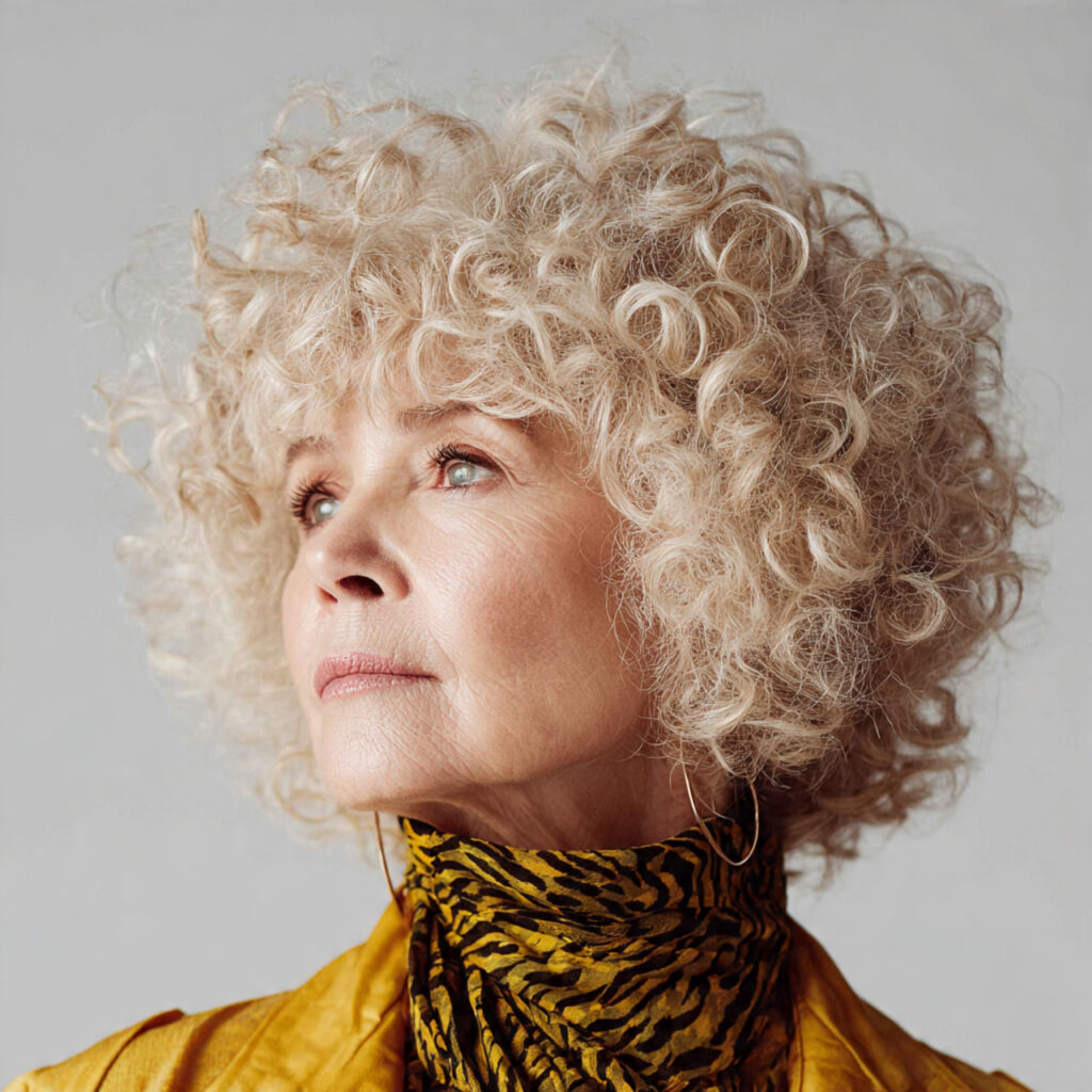 Sculpted Curly Volume Idea