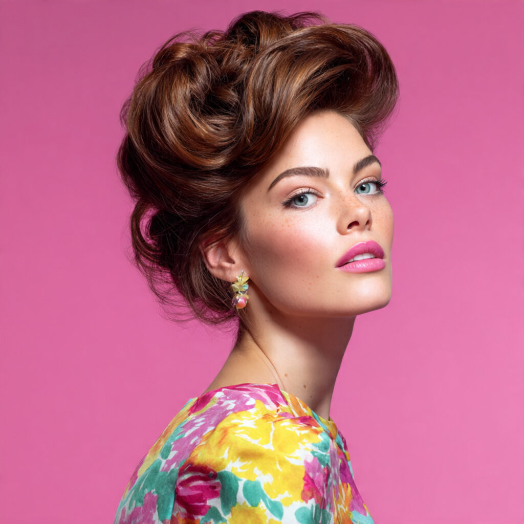 Voluminous Hairstyle for Thick Hair Ideas