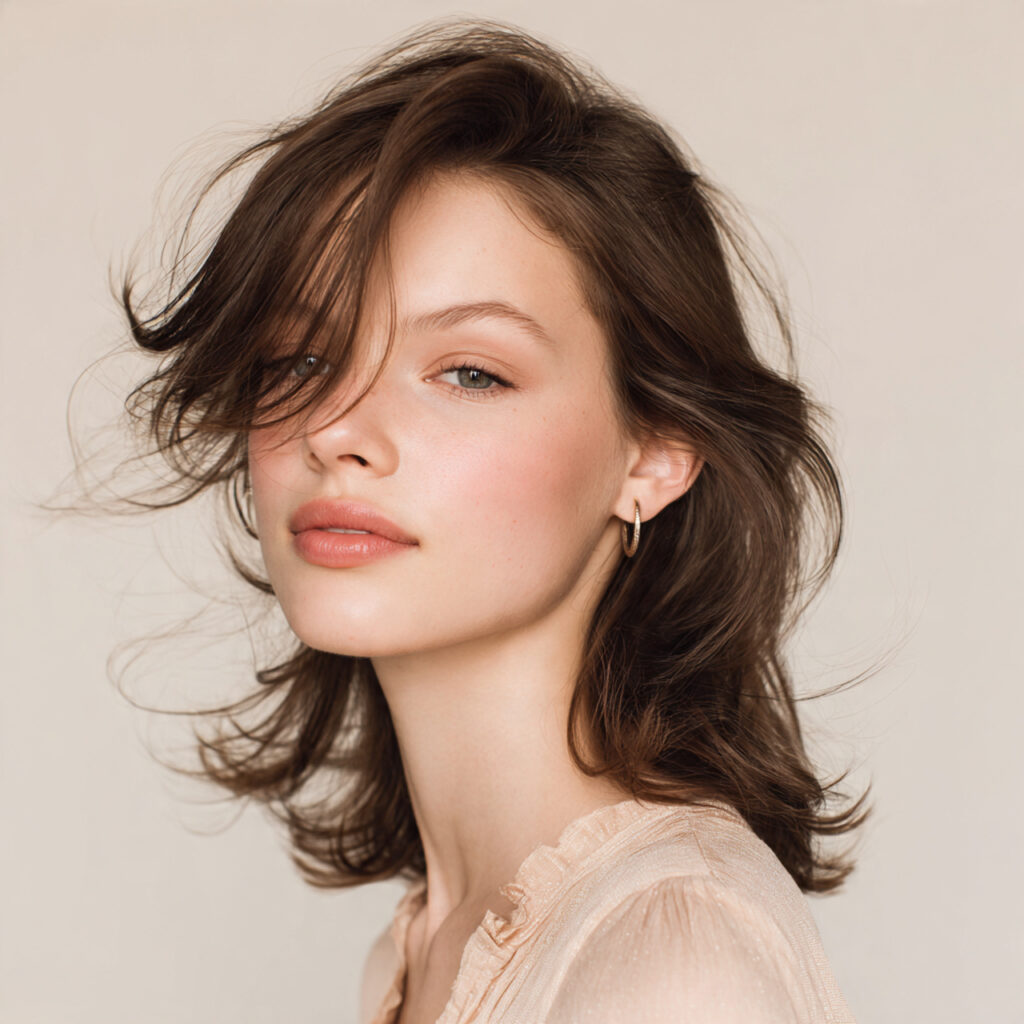 Wispy Layered Medium Hair Aesthetic Ideas