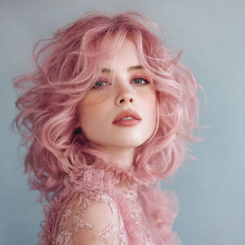 Dusty Rose Hair Color Ideas