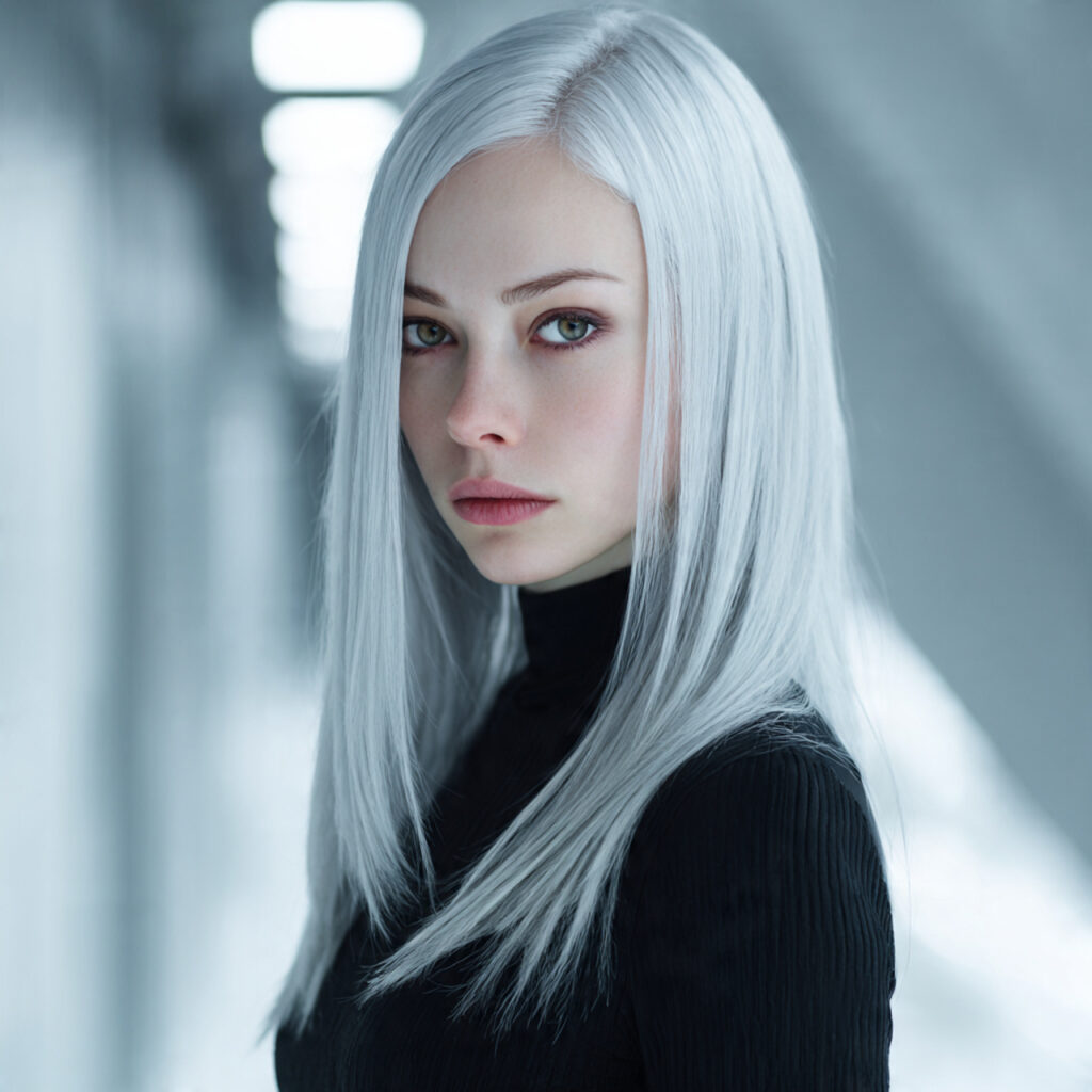 Icy Silver Hair Color Ideas
