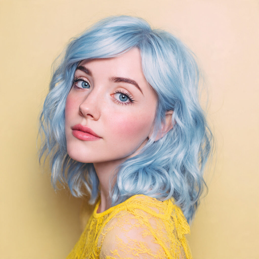 Baby Blue Hair Color Ideas for Pale Skin