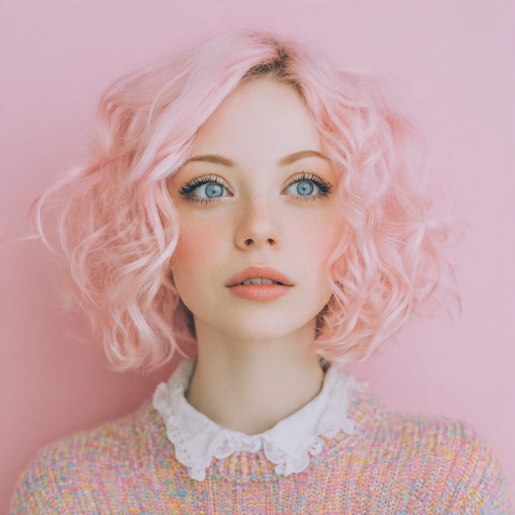 Pastel Pink Hair Color Ideas