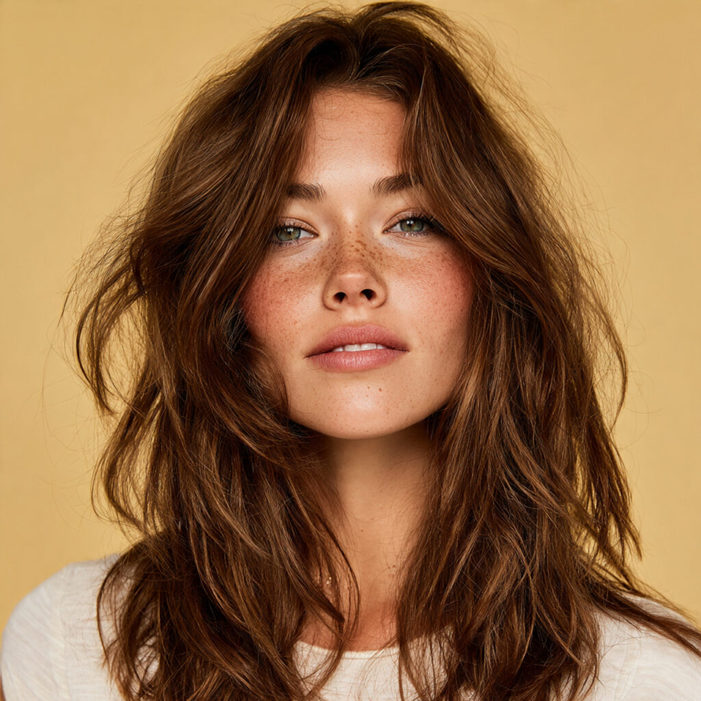Lived-In Layered Medium Hair Aesthetic Ideas