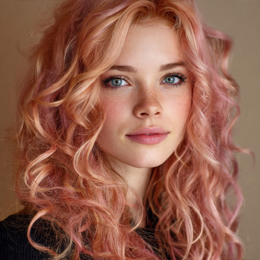 Rose Gold Hair Color Ideas for Pale Skin