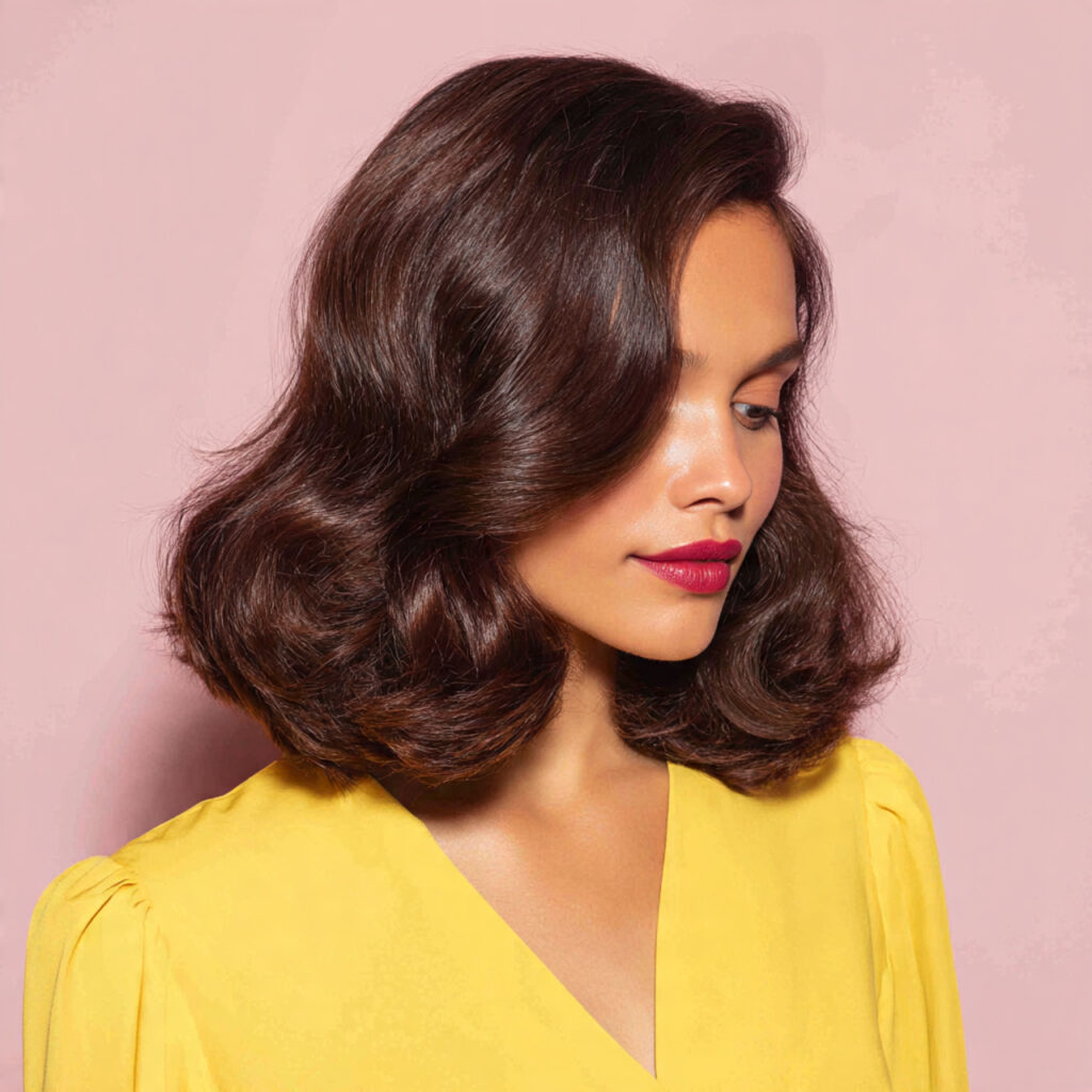 Shoulder-Length Hairstyle for Thick Hair Ideas