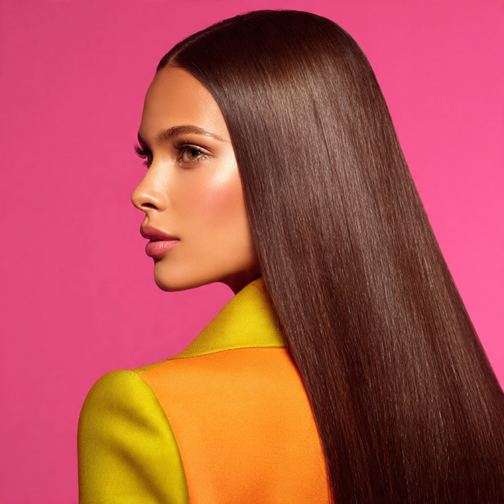 Sleek Hairstyle for Thick Hair Ideas