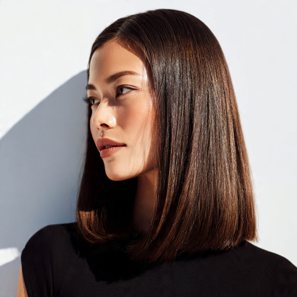 Straight Hair with Sharp Ends Ideas