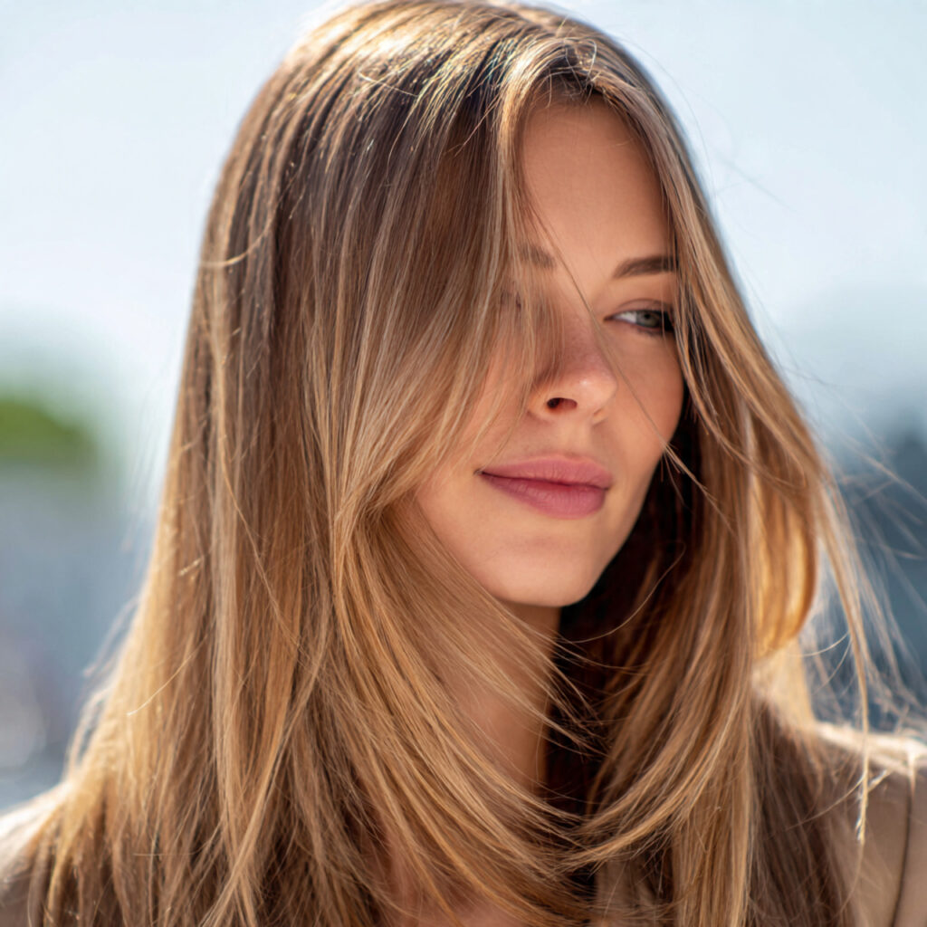 Straight Hair with Soft Movement Ideas