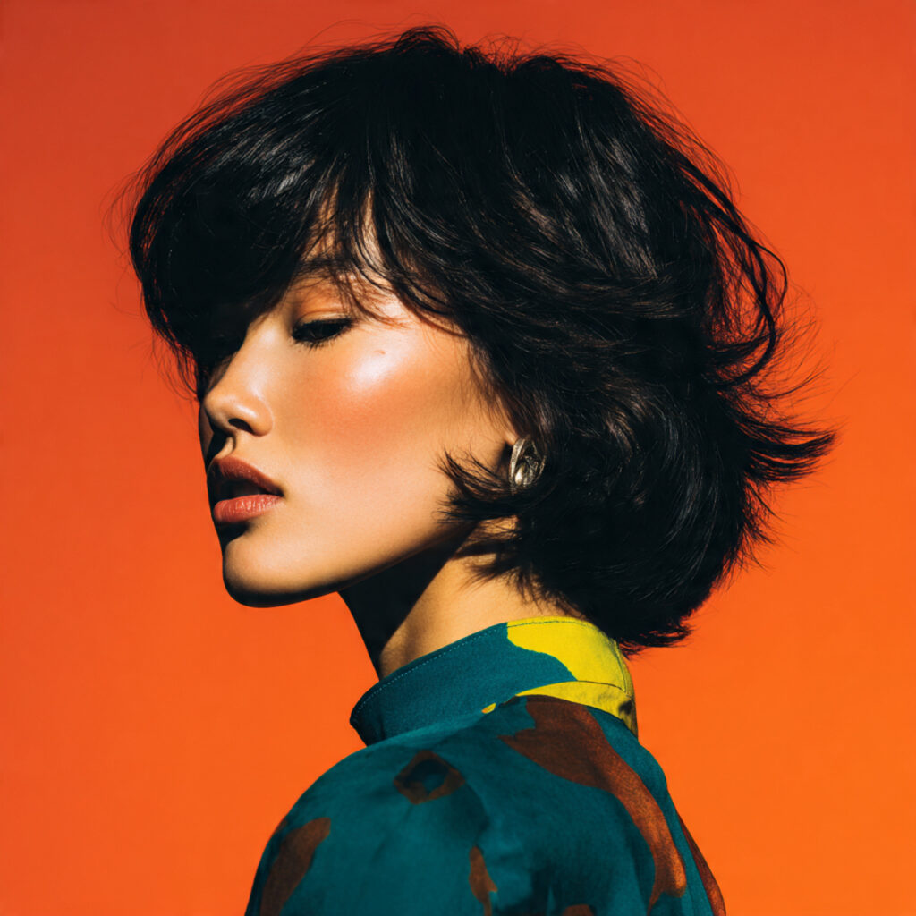 Textured Layered Medium Hair Aesthetic Ideas