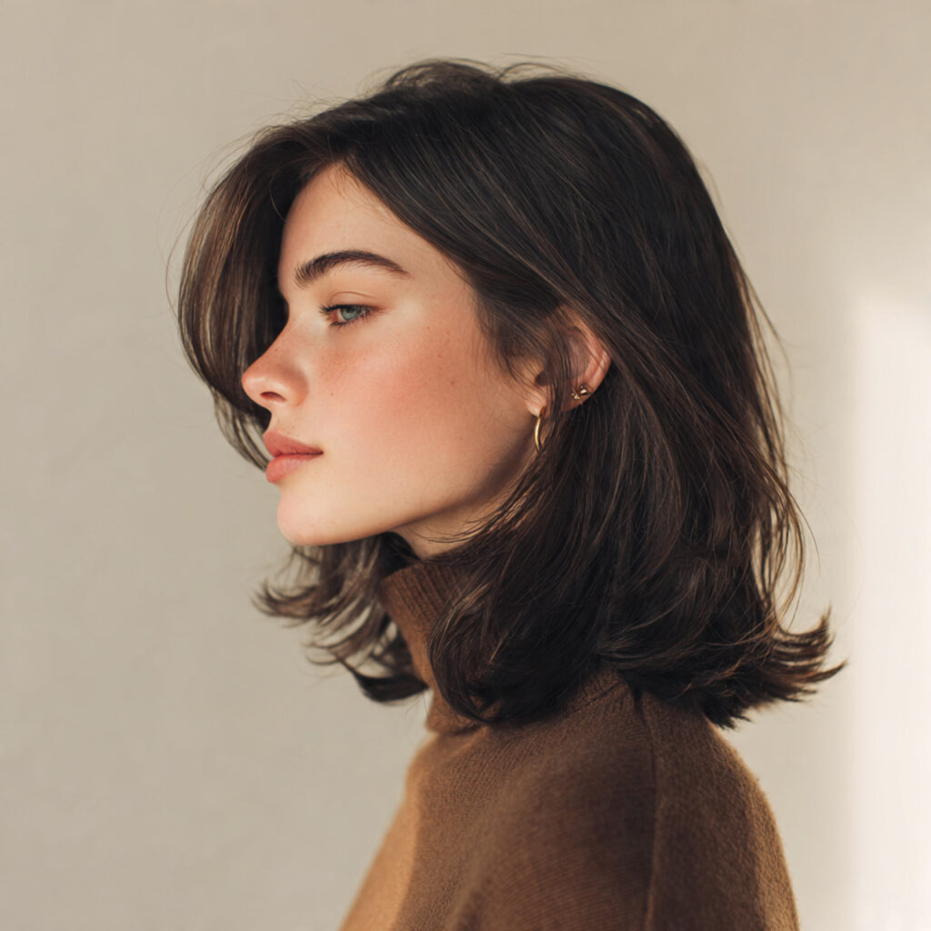 Subtle Movement Layered Medium Hair Aesthetic Ideas