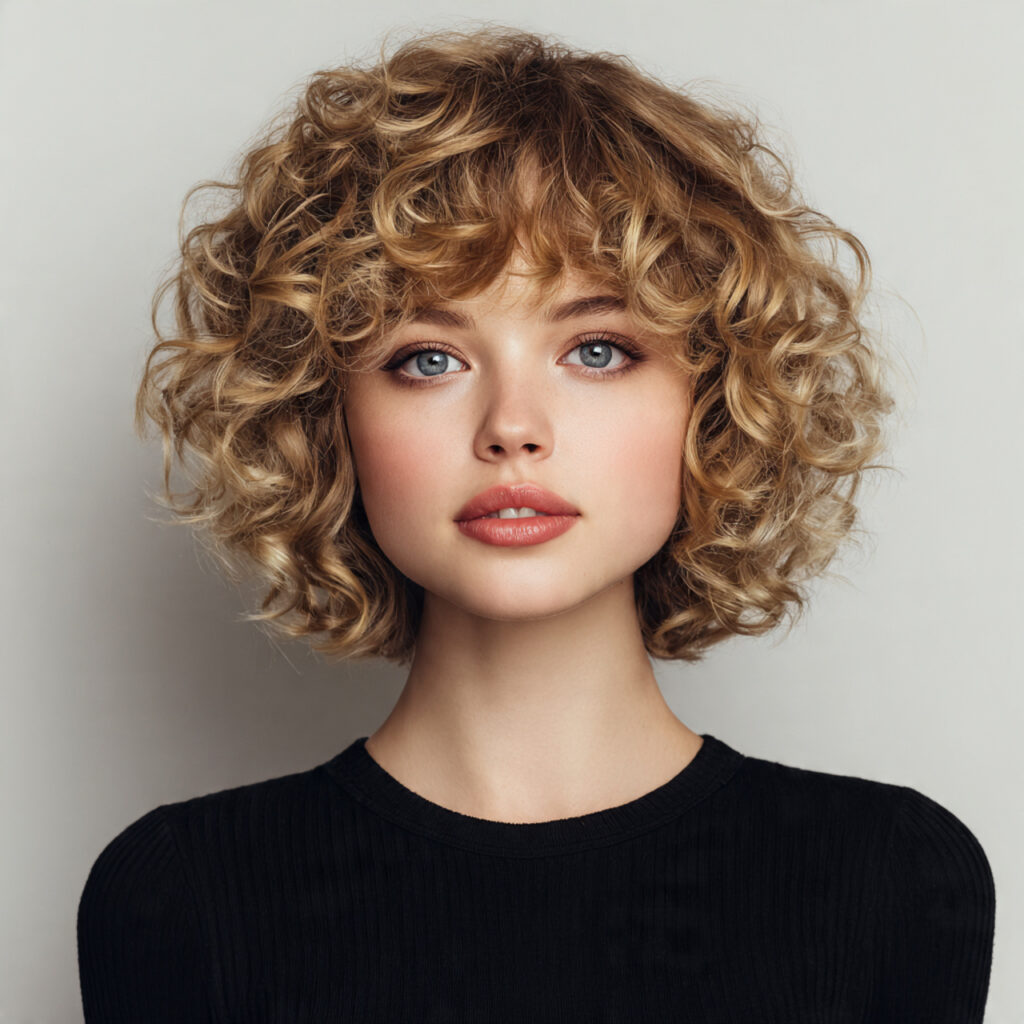 30 Best Curly Bob Hairstyle Ideas for Effortless, Stylish Curls 24 Curly Bob with Balanced Proportions Ideas