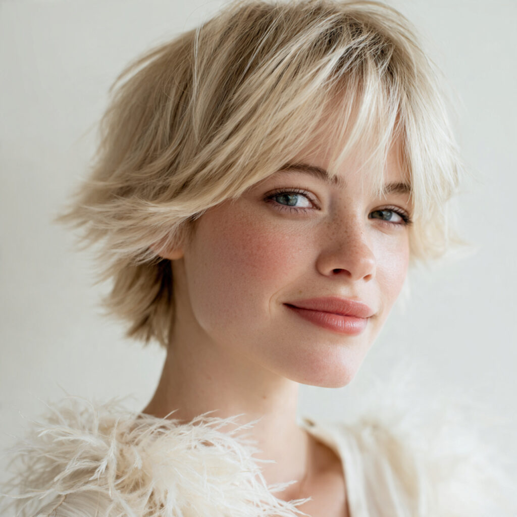 Feathered short shag ideas