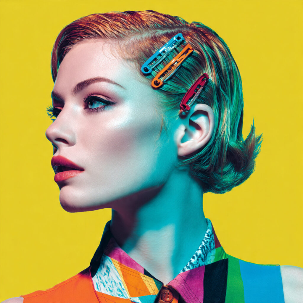 Statement Claw Clip Hairstyle Idea