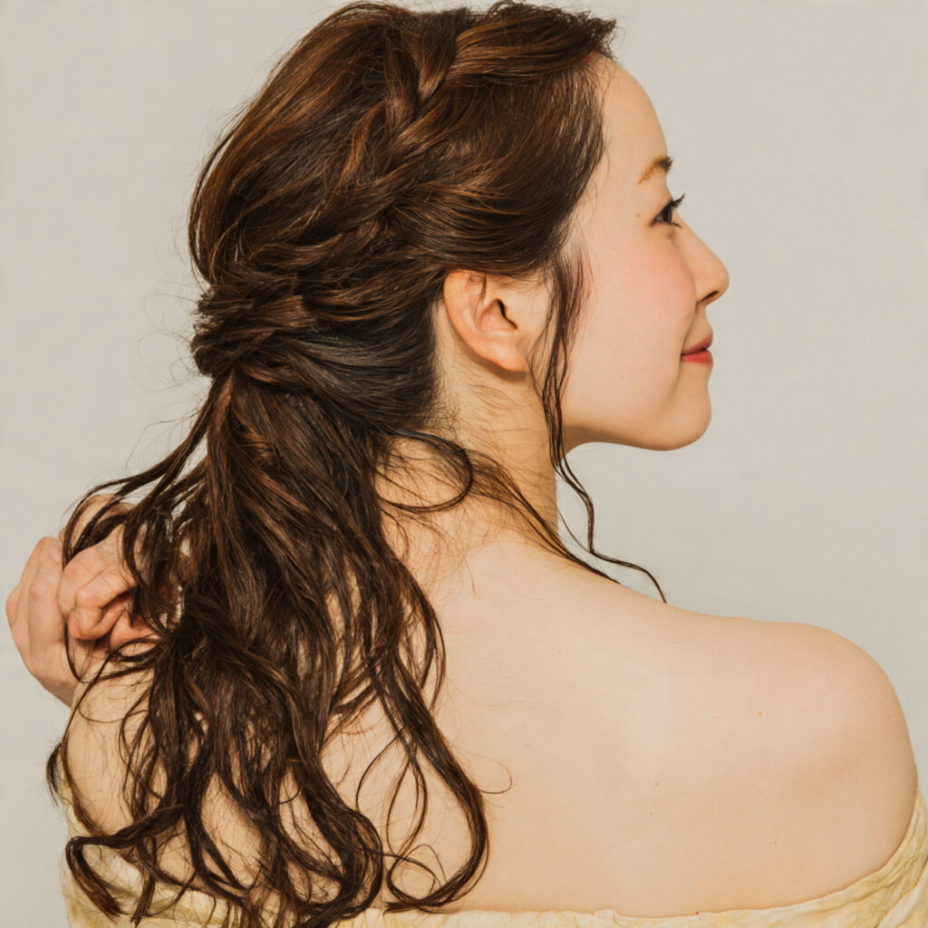 30 Trendy Easy Hairstyles for Long Hair Ideas to Try Now 11 Waterfall Braid Hairstyle Ideas