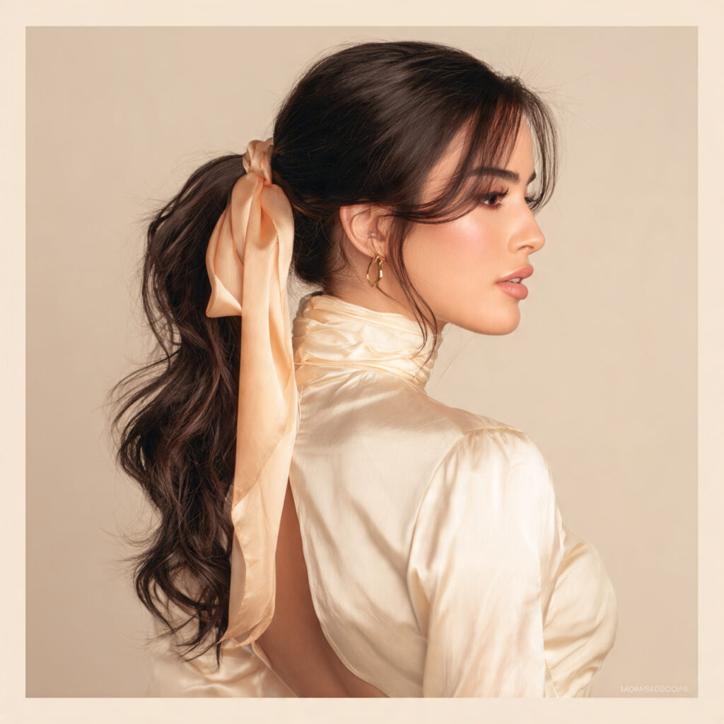 30 Trendy Easy Hairstyles for Long Hair Ideas to Try Now 29 Ribbon Hairstyles for Long Hair Ideas