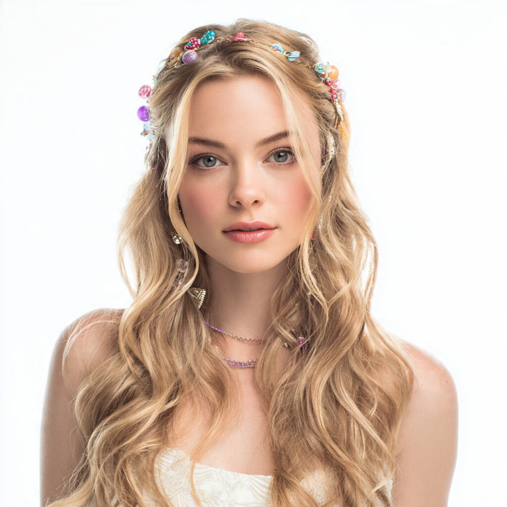 30 Trendy Easy Hairstyles for Long Hair Ideas to Try Now 22 Long Hair with Hair Accessories Ideas