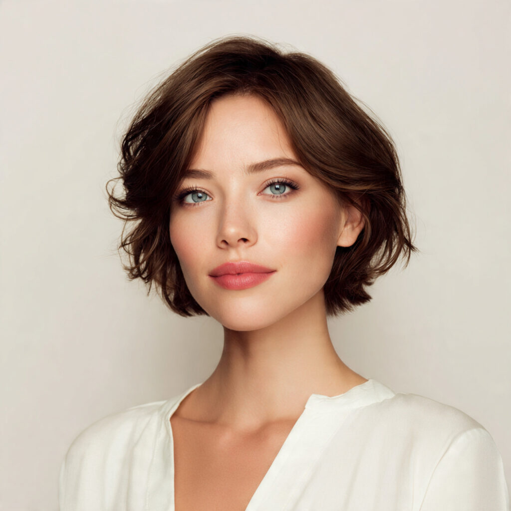 Chin Length Hairstyle Ideas with Subtle Volume