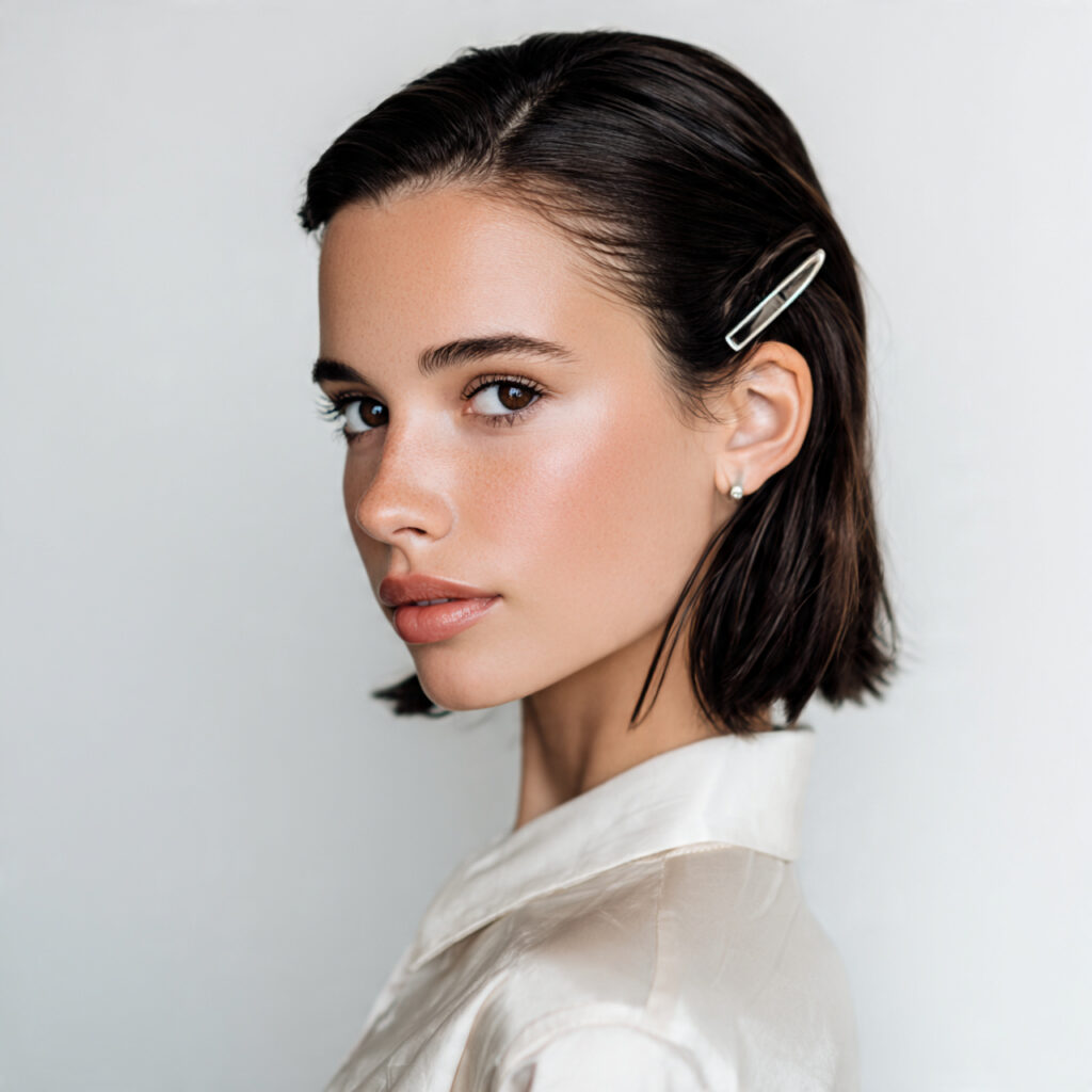 Minimalist Claw Clip Hairstyle Idea