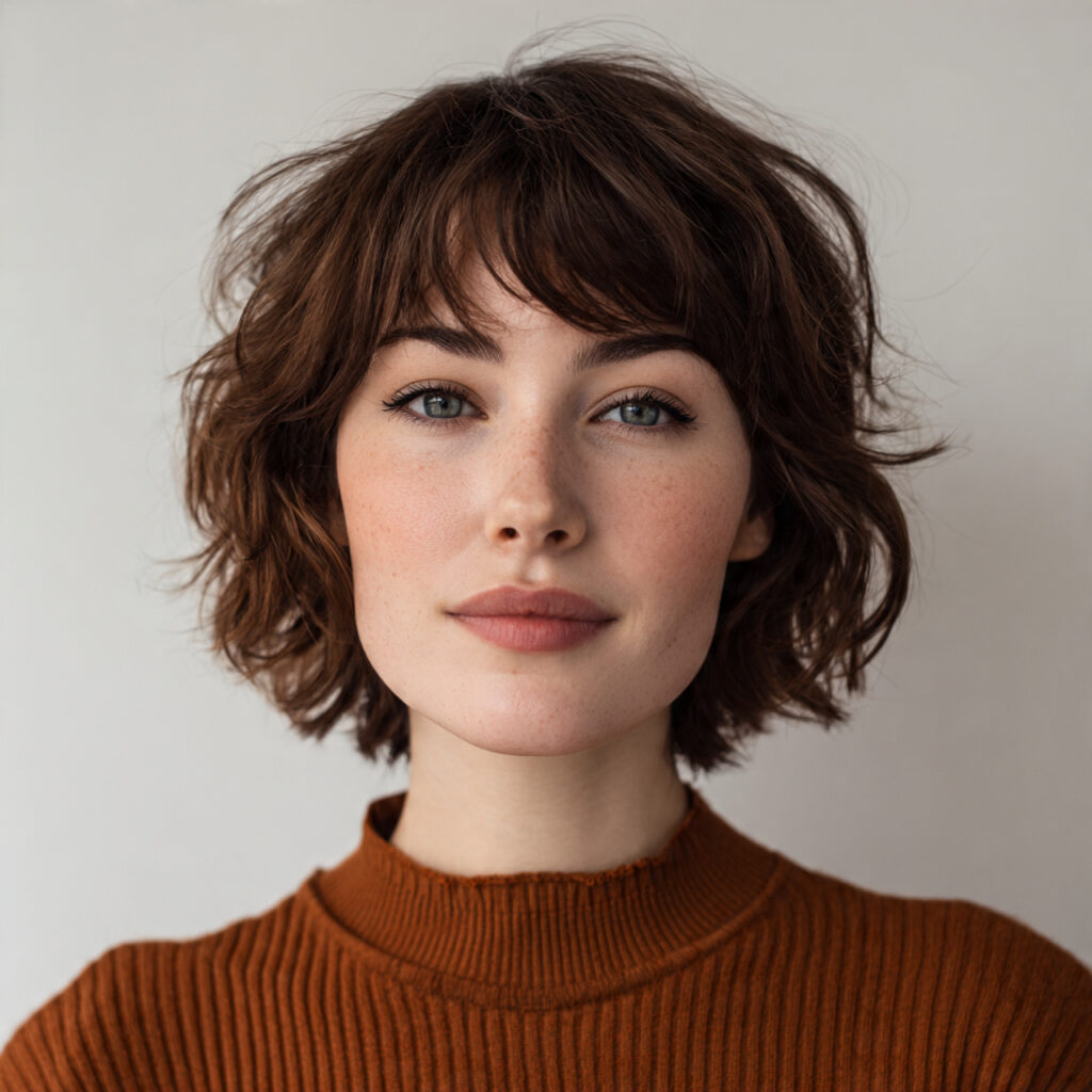 Low-maintenance short shag ideas