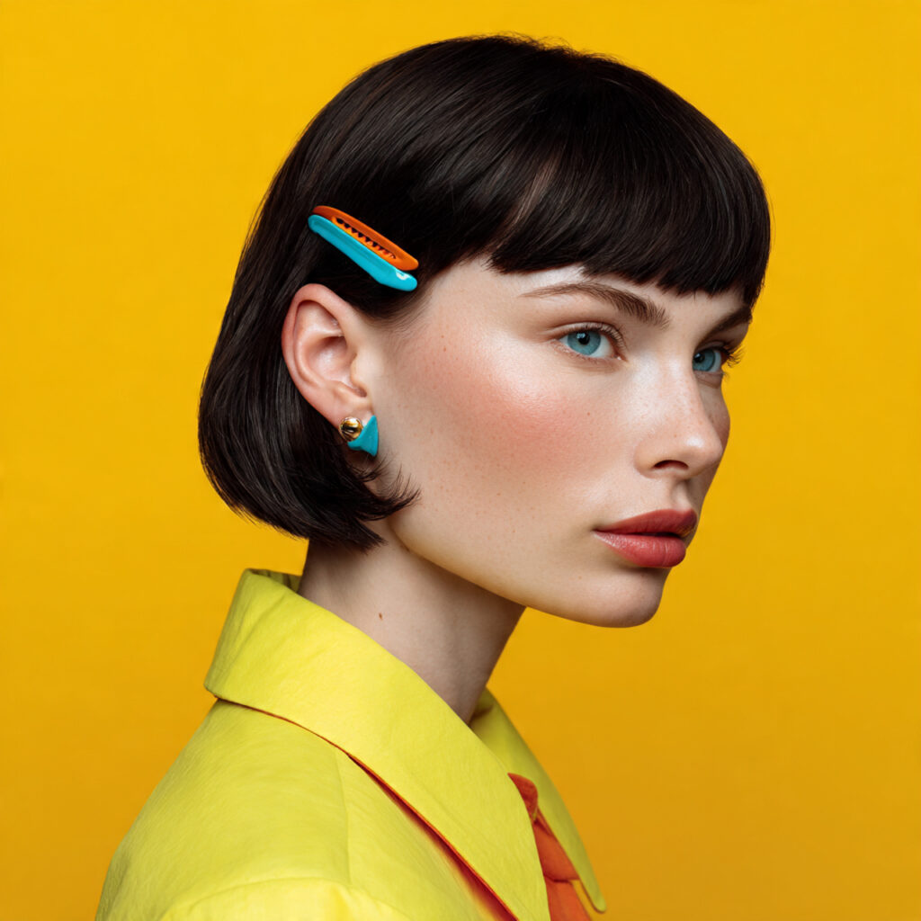 Modern Claw Clip Hairstyle Idea