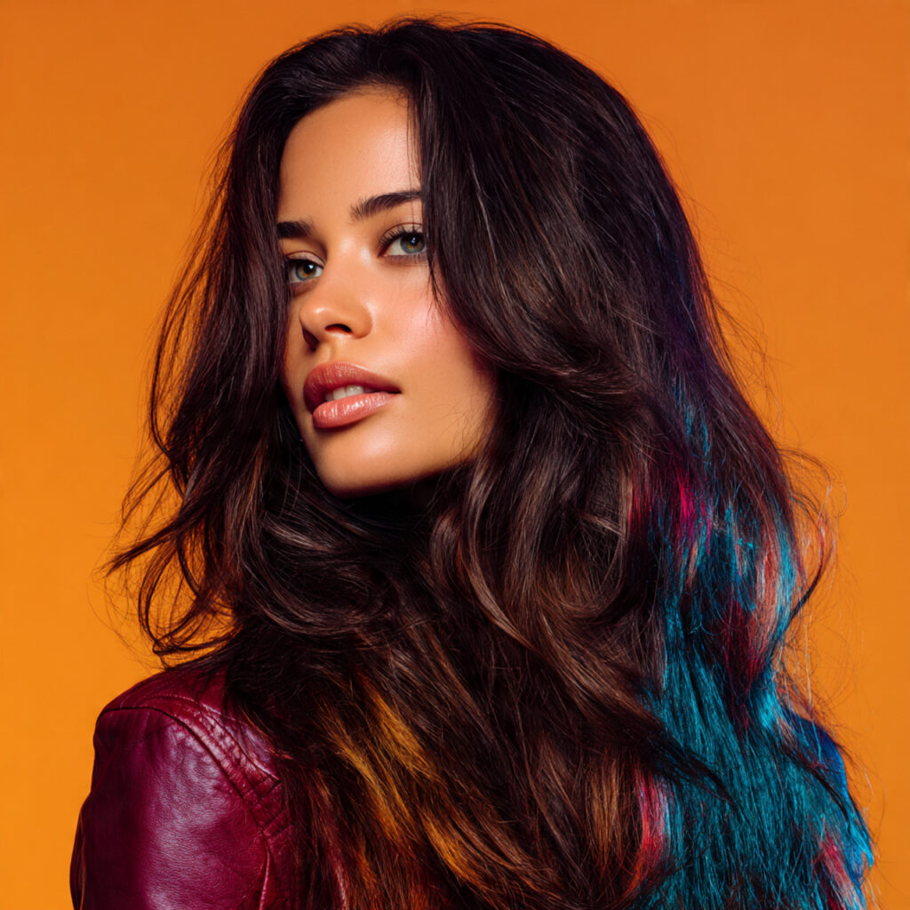 Modern Long Hair With Shag Influence Ideas