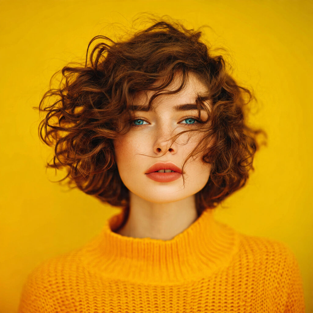 30 Best Curly Bob Hairstyle Ideas for Effortless, Stylish Curls 18 Curly Bob with Natural Movement Ideas