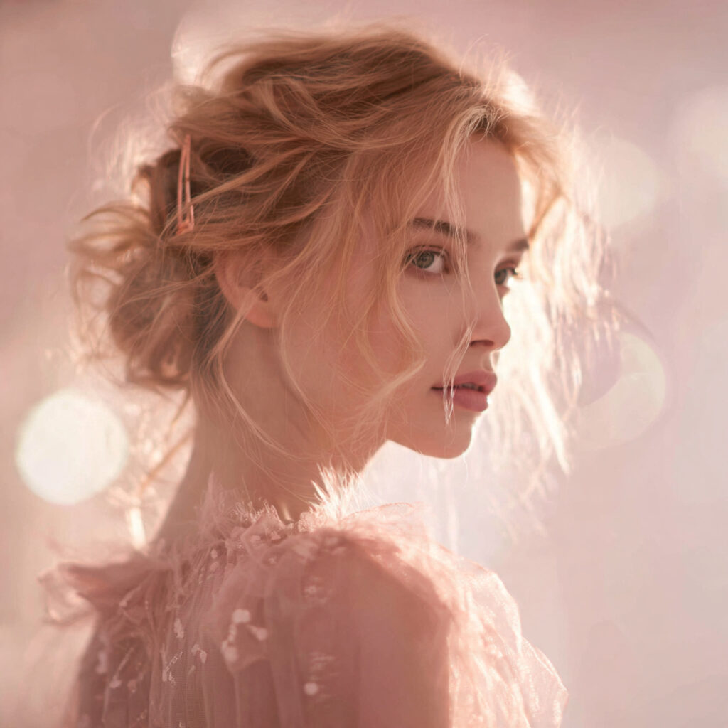 Romantic Claw Clip Hairstyle Idea