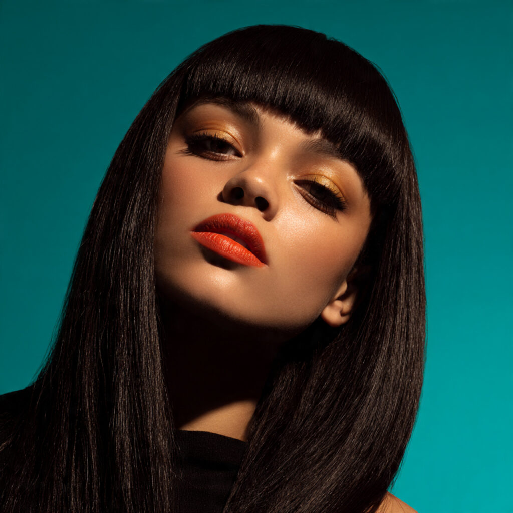 Long Hair With Blunt Finish Ideas