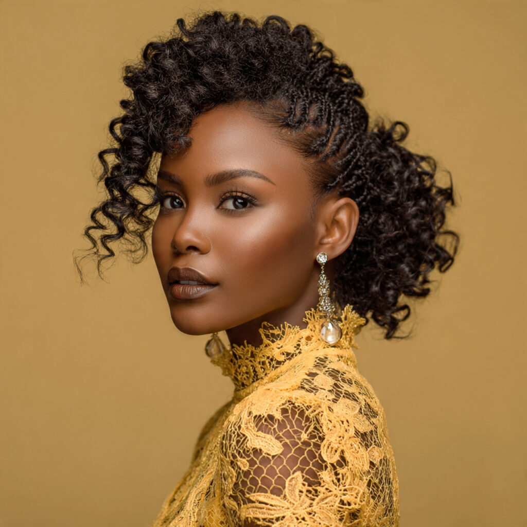 Feathered Crochet Braids Style Ideas