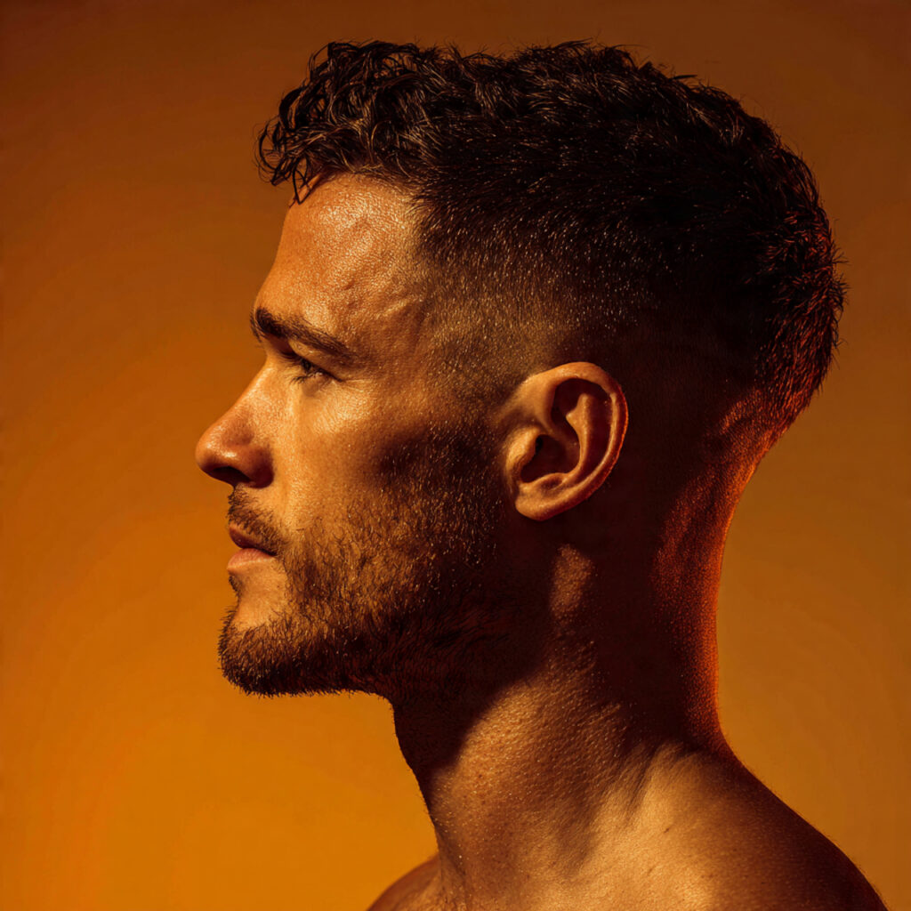 High Taper Fade with Classic Gentleman Style Idea