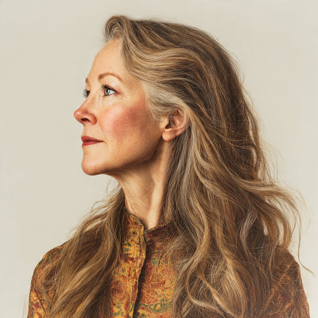 Long Haircuts for Women Over 40 Ideas