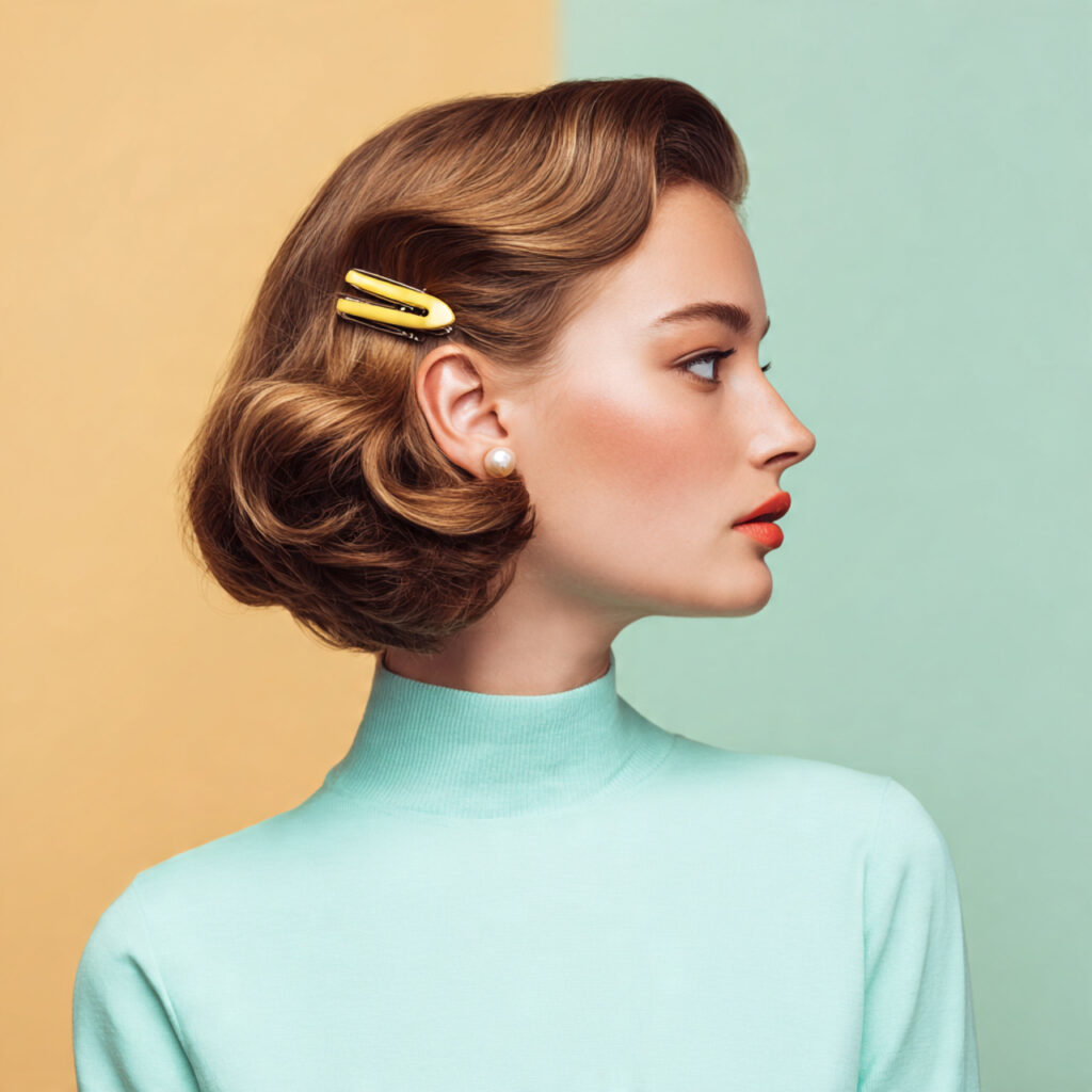 Classic Claw Clip Hairstyle Idea