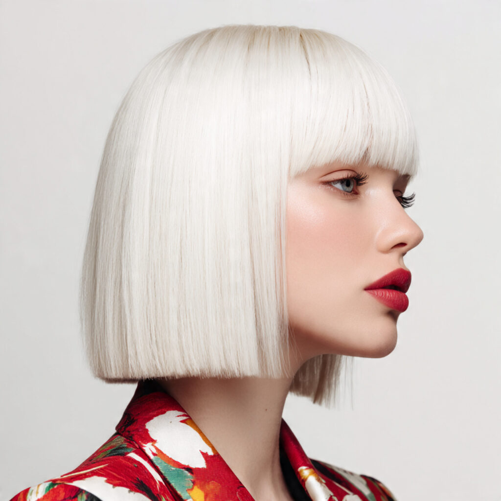 Blunt Cut Hairstyle Ideas for Straight Hair