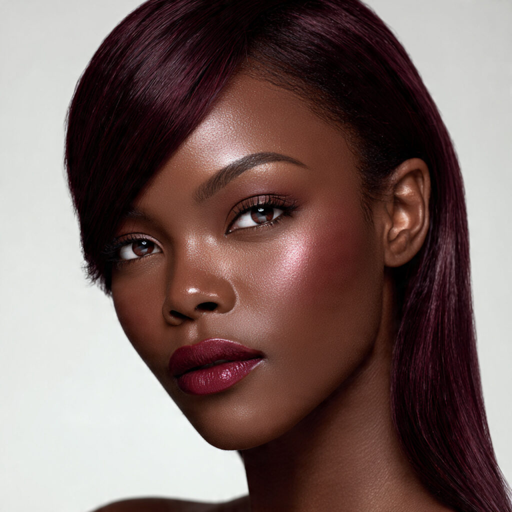 Deep Burgundy Hair Color Ideas