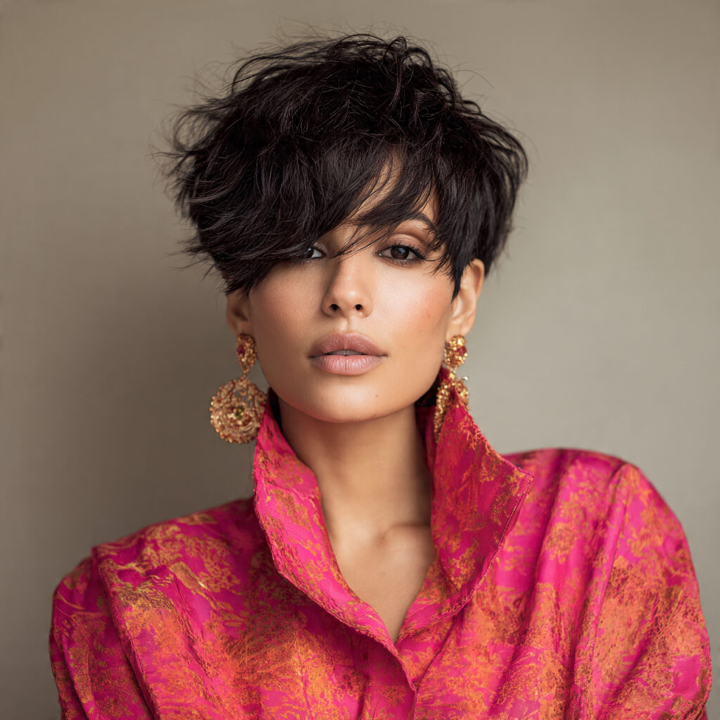 Voluminous short shag ideas