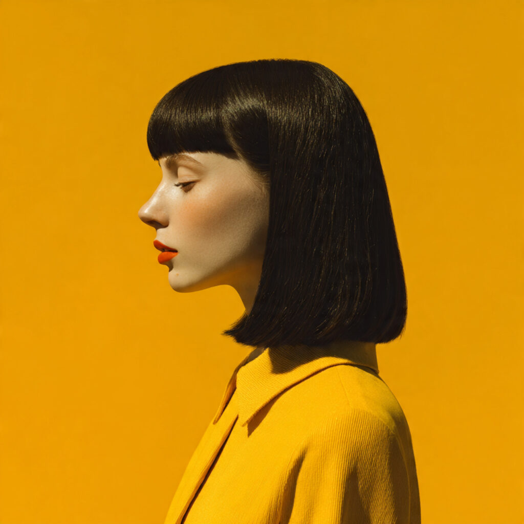 Straight Hair with Clean Lines Ideas