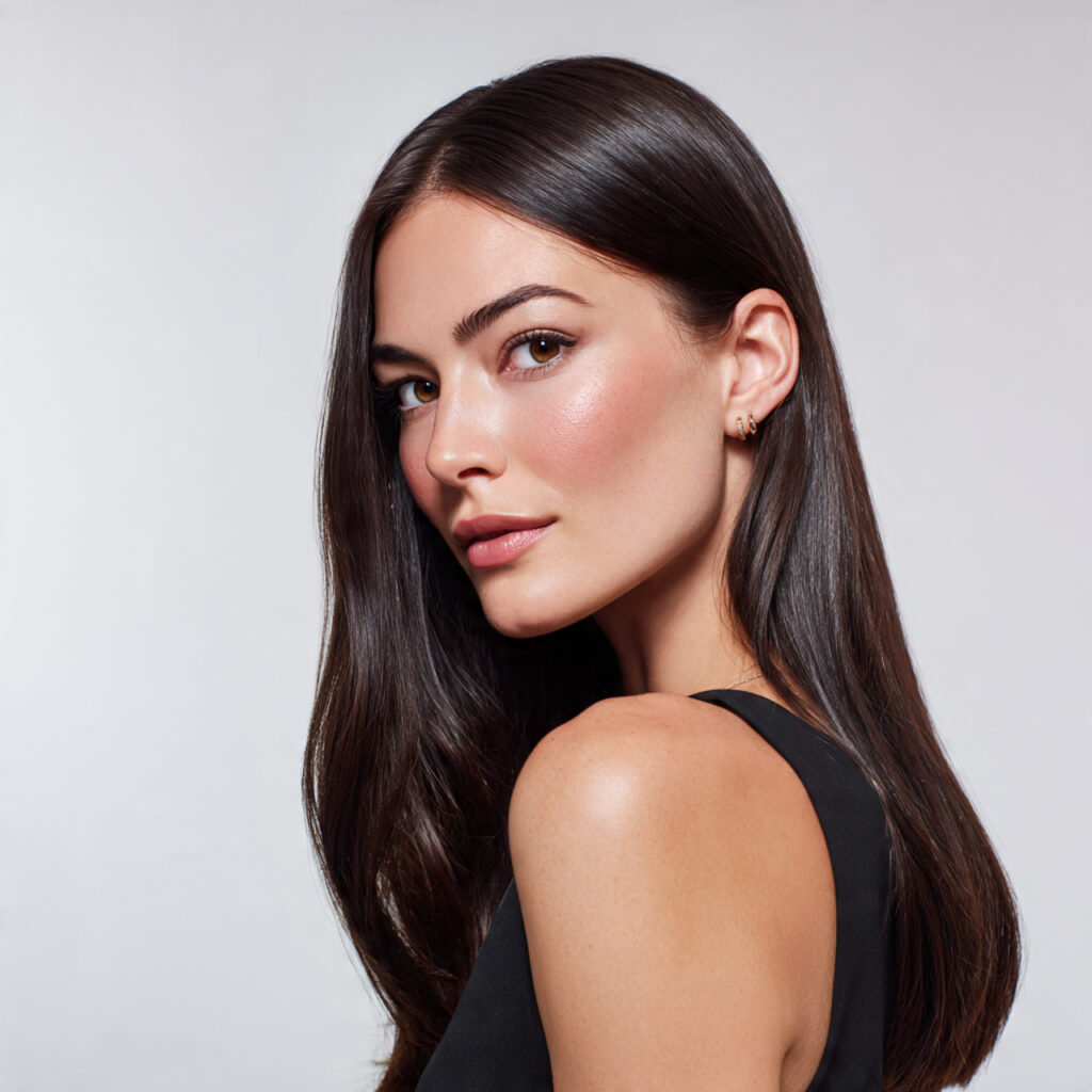 30 Trendy Easy Hairstyles for Long Hair Ideas to Try Now 20 Straight and Sleek Center Part Ideas