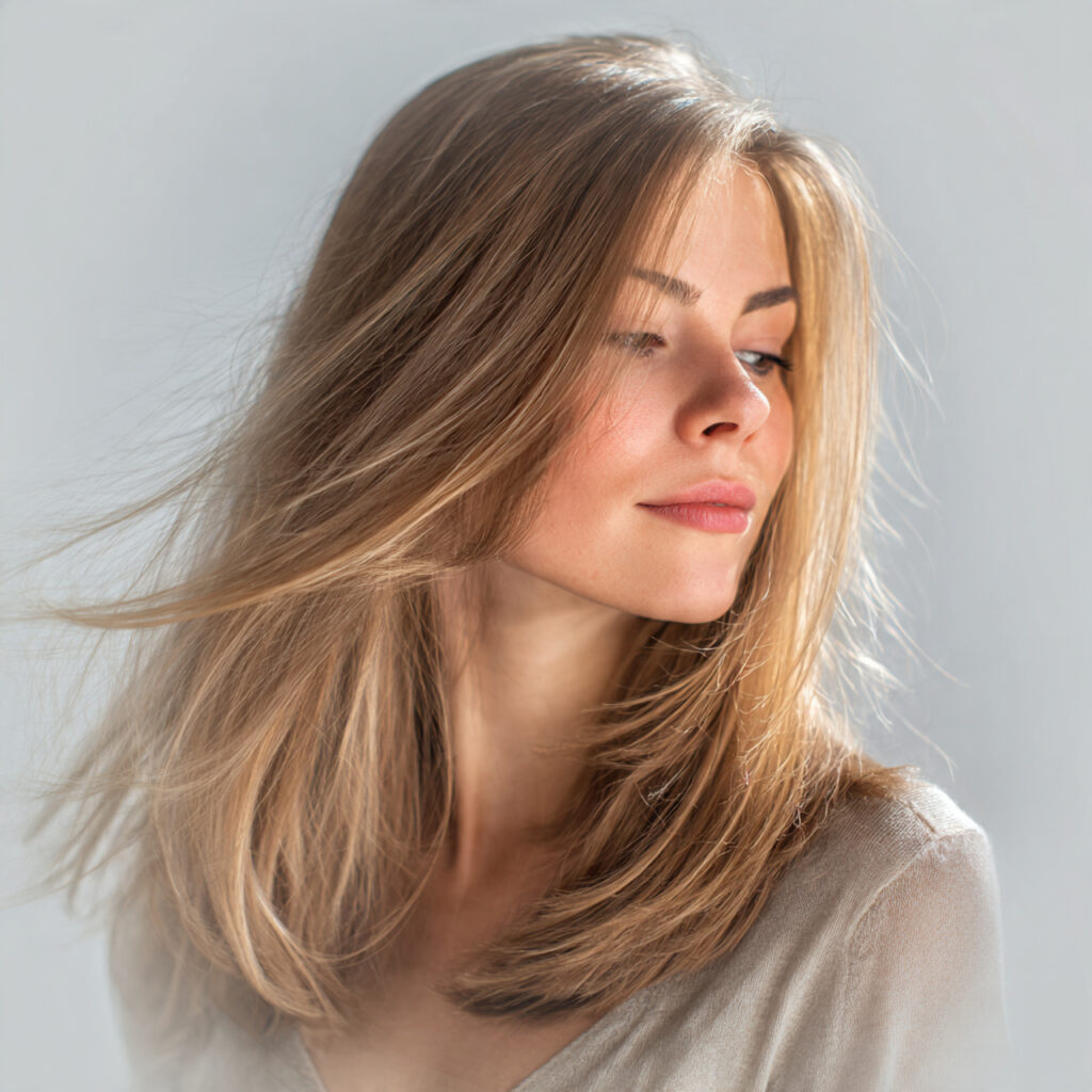 Straight Hair with Subtle Layers Ideas