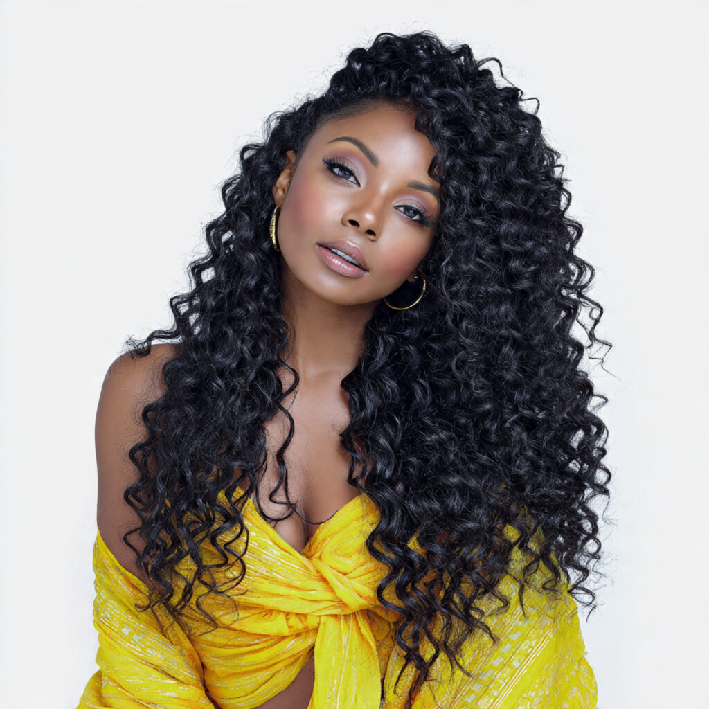 Deep Wave Crochet Braids Style Ideas