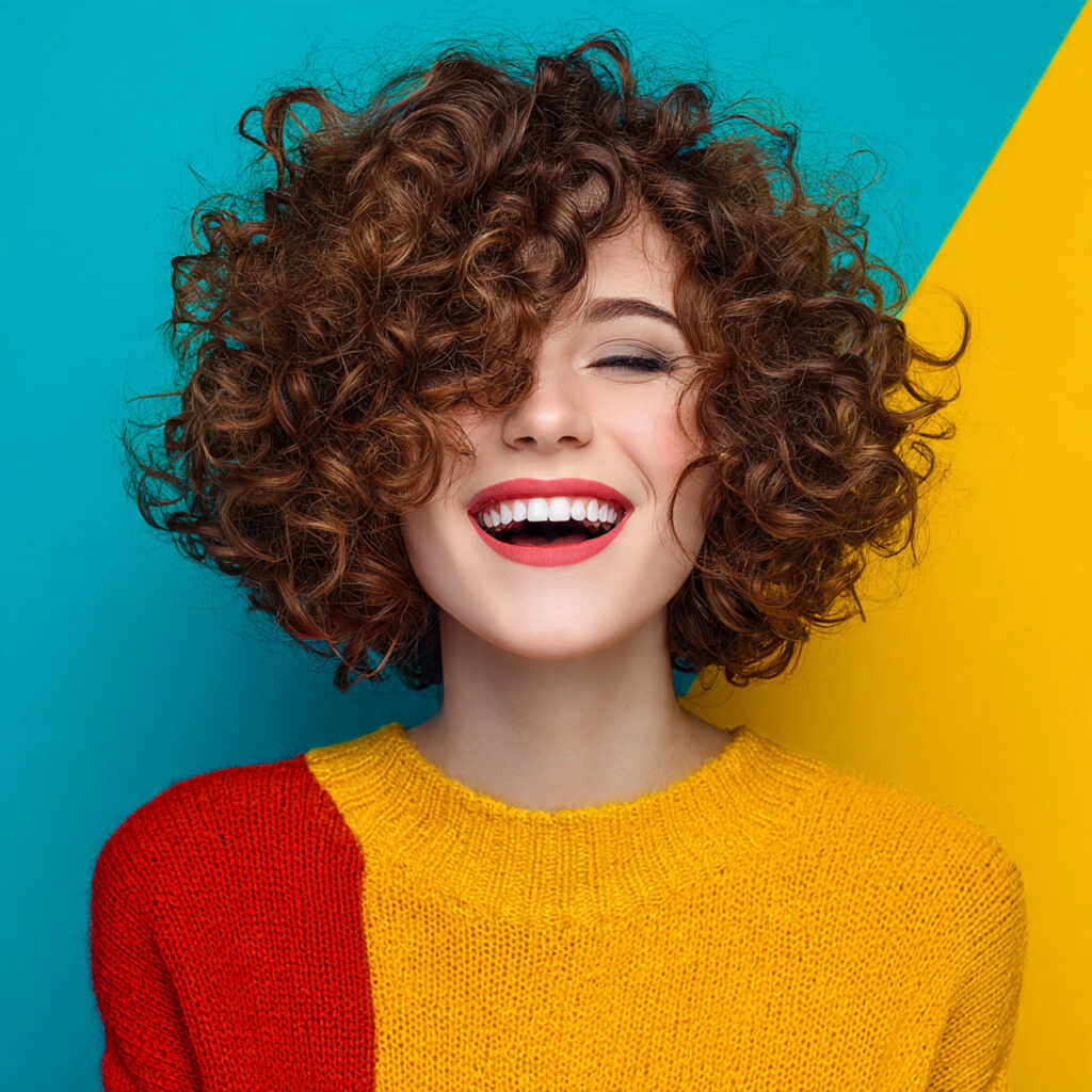 30 Best Curly Bob Hairstyle Ideas for Effortless, Stylish Curls 23 Curly Bob with Playful Texture Ideas