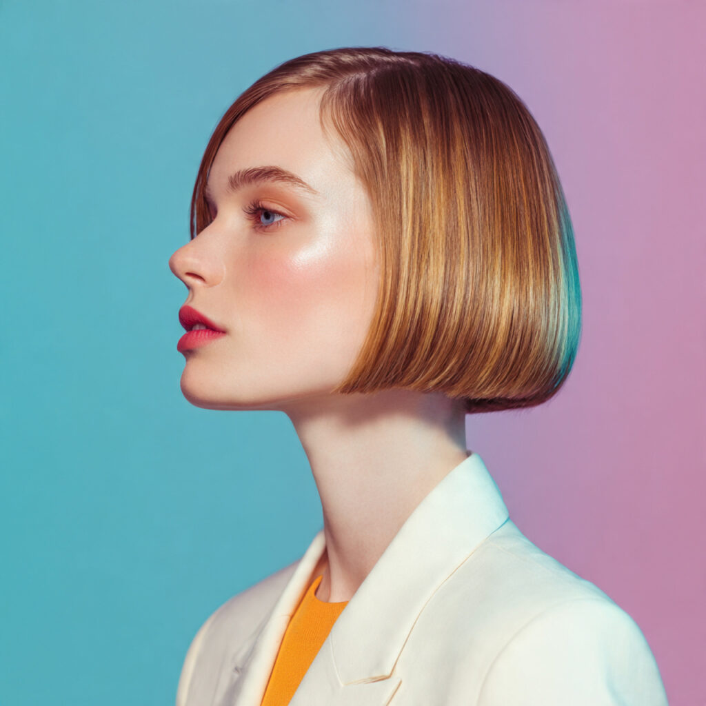 Short Straight Bob Hairstyle Ideas