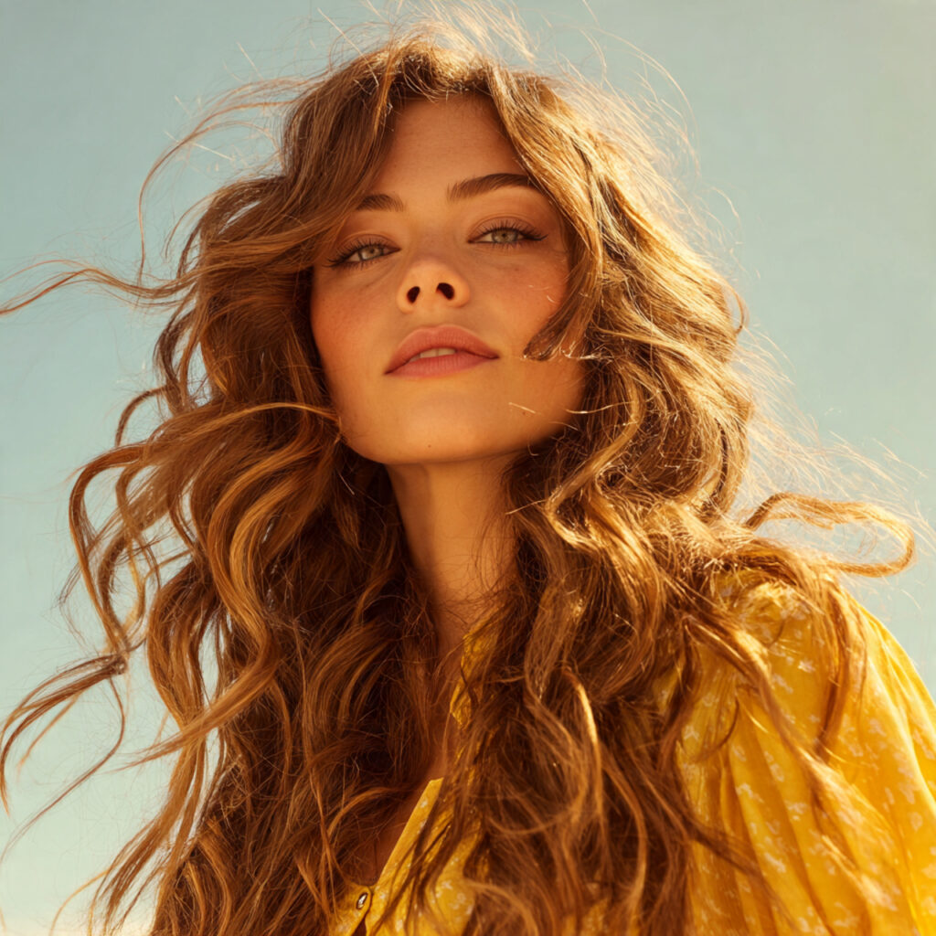 Wavy Medium Layered Hairstyles Ideas