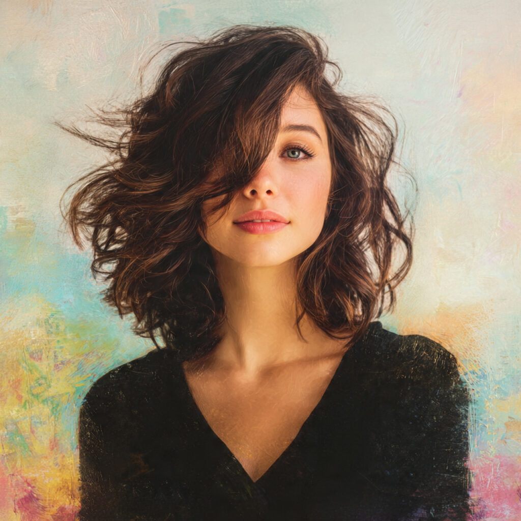 Tousled Salon Medium Hair Ideas