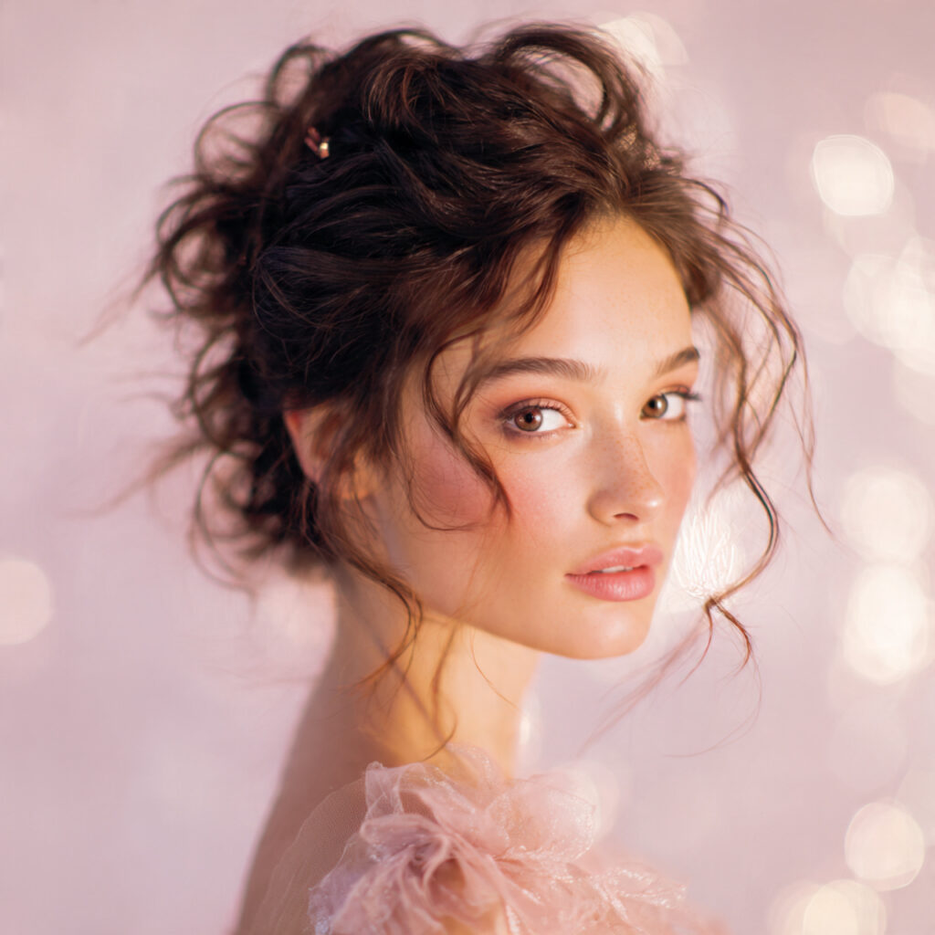 Loose Updo Claw Clip Hairstyle Idea