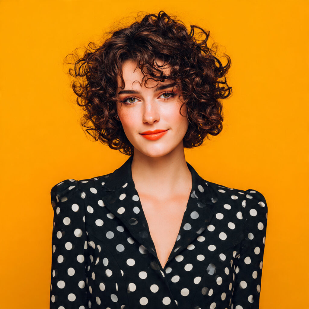 30 Best Curly Bob Hairstyle Ideas for Effortless, Stylish Curls 13 Curly Bob with Rounded Shape Ideas