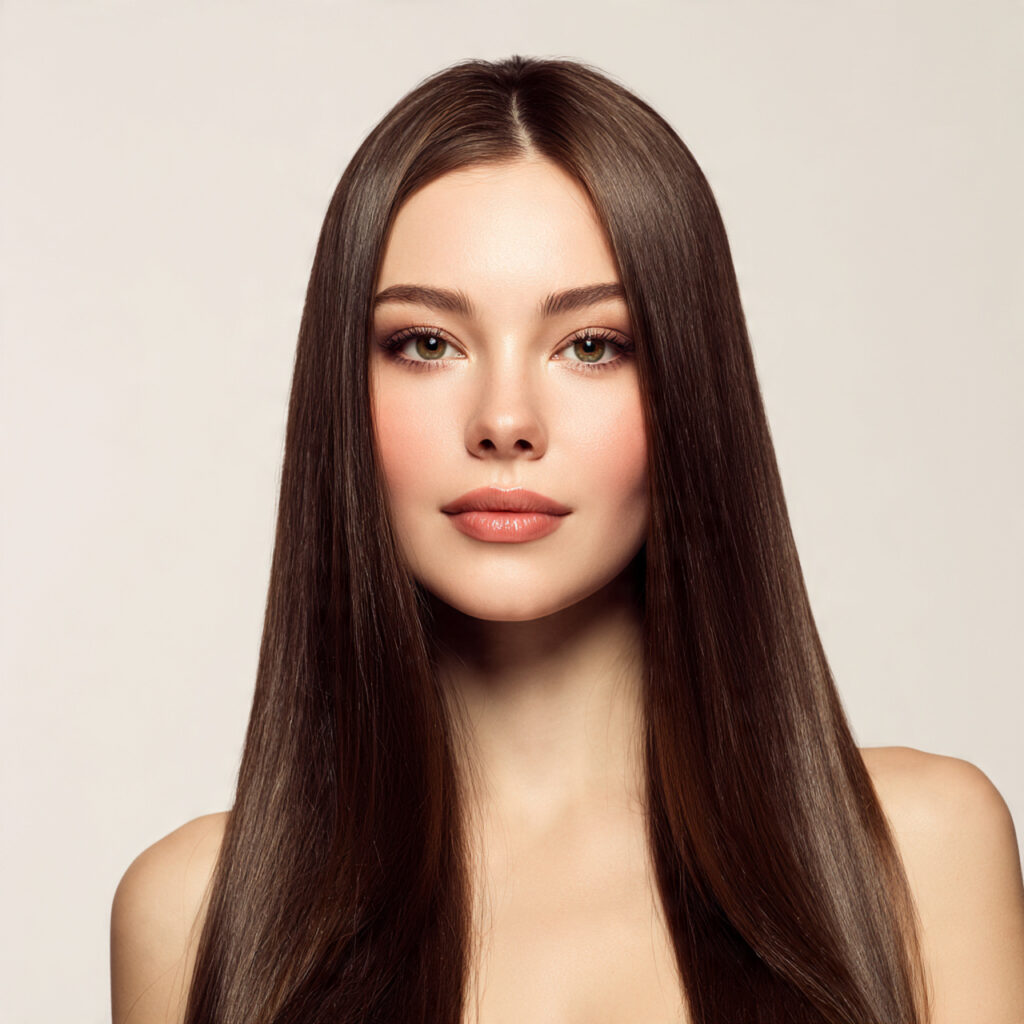 Polished Straight Hair Ideas